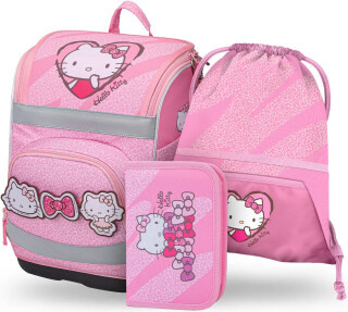 3 SET Zippy Plus Hello Kitty Sweet Leopard: aktovka, penál, sáček - 
