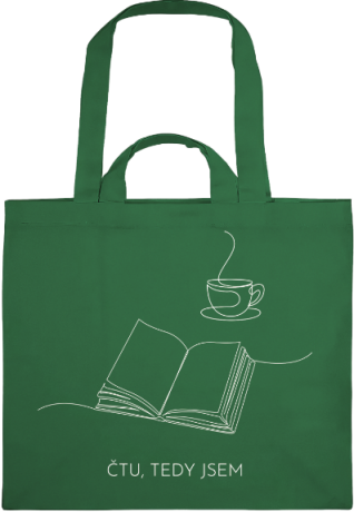 Látková taška – Čtu, tedy jsem - 