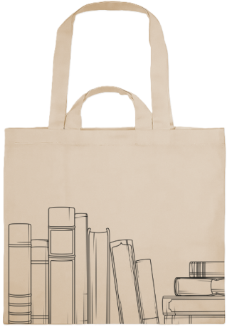 Látková taška – Mezi knihami - 