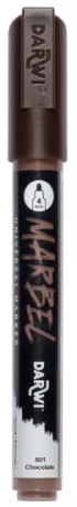 Akrylový marker Marbel 4mm – 801 Chocolate - 