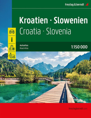 Chorvatsko - Slovinsko 1:150 000 / autoatlas - 