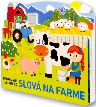 Tvarované leporelo Slová na farme - 