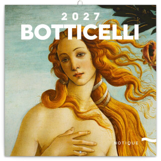 Kalendář 2027 poznámkový: Sandro Botticelli, 30 x 30 cm - 