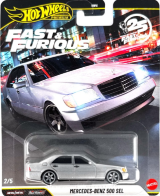 Hot Wheels Premium Fast & Furious - Mercedes Benz 500 SEL - 