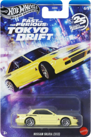 Hot Wheels Silver Series Fast & Furious - Nissan Silvia S13 - 