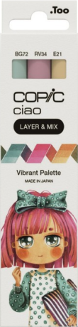 Copic Ciao sada 3ks Vibrant - 