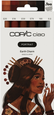 Copic Ciao sada 6ks Portrait, Earth Charm - 