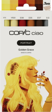 Copic Ciao sada 6ks Portrait, Golden Grace - 