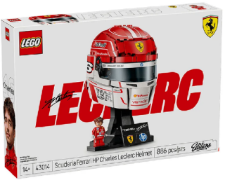 Helma Charles Leclerc ze Scuderia Ferrari HP - LEGO Classic (43014) - 