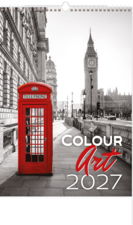 Kalendář nástěnný 2027 - Colour Art - 