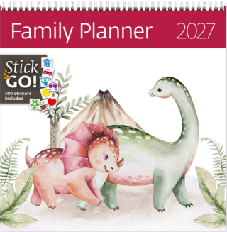 Kalendář nástěnný 2027 - Family Planner - 