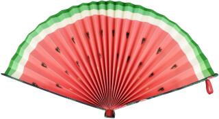 Papírový vějíř Legami Fiesta And Siesta - Folding Paper Fan - Watermelon - 