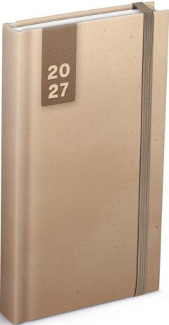 Diář 2027 D802 Lamino 1 s gumkou 90x170mm - 