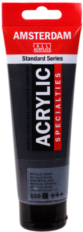 Akryl Amsterdam St. 20 ml - 850 Metallic Black - 