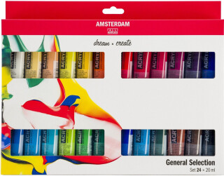 Sada akrylů Amsterdam Standard 24x20ml - 