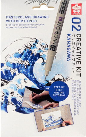 Sada kreativní Sakura Wave of Kanagawa - 