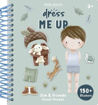 Kniha oblékací se samolepkami Forest Friends - 