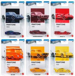 Hot Wheels Silver Series Pantone (mix motivů) - 