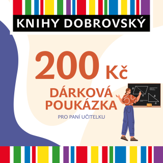Elektronická dárková poukázka pro učitelku 200 Kč - 