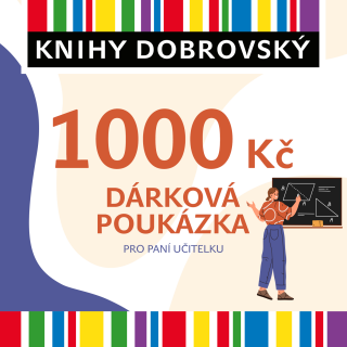 Elektronická dárková poukázka pro učitelku 1000 Kč - 