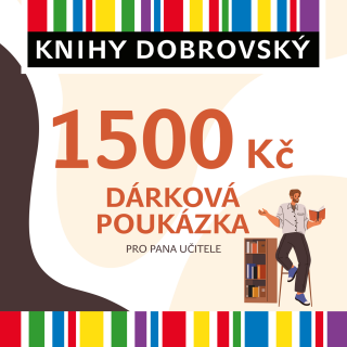 Elektronická dárková poukázka pro učitele 1500 Kč - 