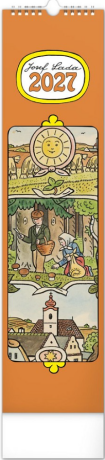 Nástěnný kalendář Josef Lada 2027, 12 x 48 cm - 
