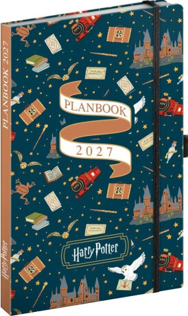 Planbook diář/ Harry Potter –  Bradavický expres 2027, 13 x 21 cm - 