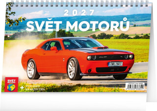 Svět motorů 2027 - stolní kalendář - 