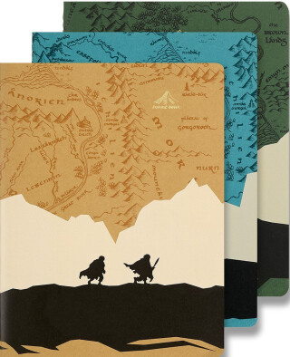 Sešity MOLESKINE 3ks LordOfRings linkované XL - 