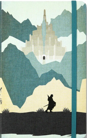Zápisník MOLESKINE LordOfRings linkovaný Aragorn L - 
