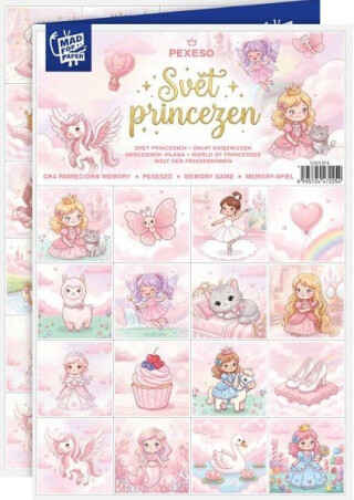 Pexeso MFP 3xA4 Svět princezen - 