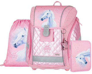 Školní set 3ks PREMIUM LIGHT, kůň romantic - 