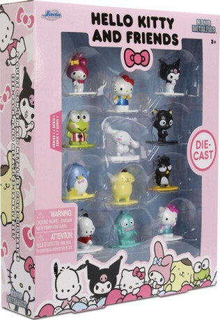 Hello Kitty Kovové sběratelské nanofigurky 12 ks, wave 1 - 