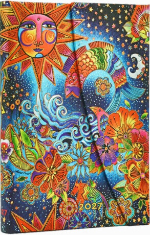 Diář Paperblanks 2027 Celestial Magic Mini Horizontal - 12M, Mini, horizontální - 