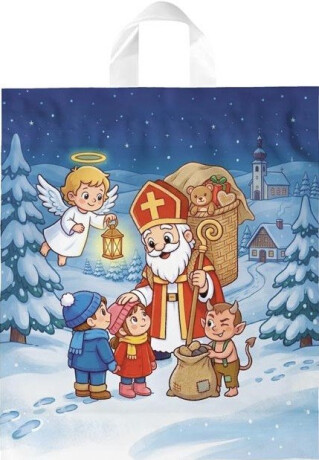 Igelitová Mikulášská taška XL - 