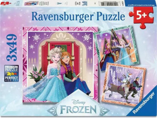 Disney: Ledové království 3x49 dílků - 