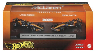 Hot Wheels 2ks Angličák Premium Formula 1 Maclaren Norris & Piastri - 
