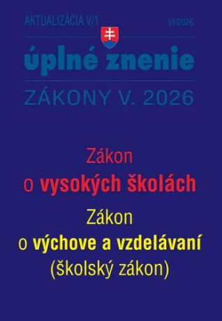 Aktualizácia V/1 2026 – štátna služba, informačné technológie verejnej správy - 