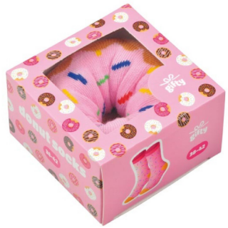 Gifty - Ponožky 31-35 Gifty - DONUT pink - 