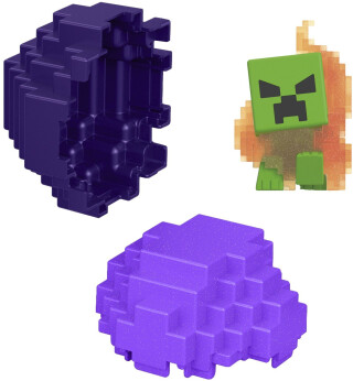 Mini figurka Minecraft Mini Mode Spawn Egg Creeper on Fire - 