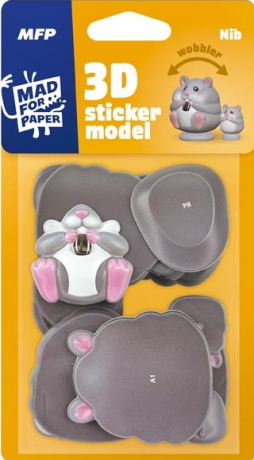 3D Sticker Model wobbler Nib - 