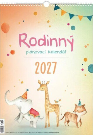 Kalendář 2027 nástěnný Rodinný - 