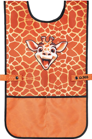 Zástěrka na výtvarnou výchovu pončo Giraffe - 