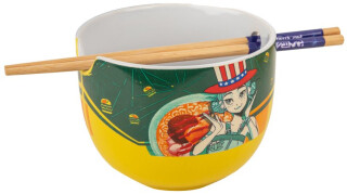 K-pop Demon Hunters ramen miska s hůlkami (Zoey Hamburger) - 