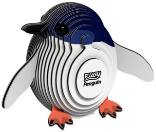 Tučňák 3D kartonová skládačka - 