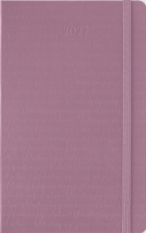 Diář MOLESKINE 2027 CP denní tvrdý růžový L - 