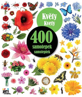 400 samolepek Květy - 
