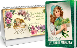 Zahradnický kalendář 2027 + Bylinkové zahrádky - Klára Trnková