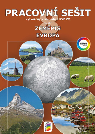 Zeměpis 8, 1. díl - Evropa (barevný pracovní sešit) (8-73) - Petr Chalupa,Dana Hübelová