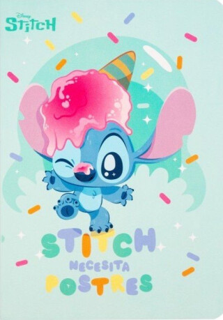 Sešit A5 60 l. linkovaný Disney Fashion Stitch pastelový vzor 4 - 